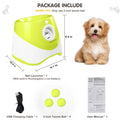 Lanzador Automático de Pelotas para Perros Pequeños, Recargable, Lanza Pelotas de Tenis, 3 Distancias, Juguete Interactivo para Mascotas