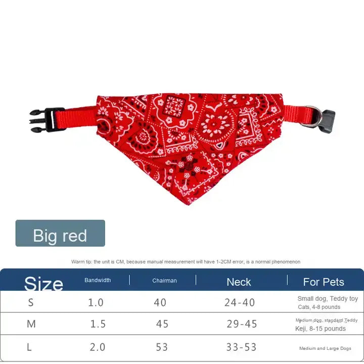 Bandana Ajustable para Mascotas | Estilo y Comodidad